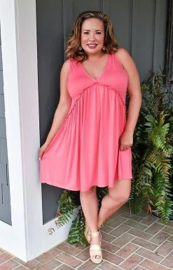 Heimish - BL-SD1062S - 31222 DRESSES Just So Sweet Dress - Coral 7 Heimish - BL-SD1062S - 31222 DRESSES Just So Sweet Dress - Coral