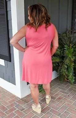 Heimish - BL-SD1062S - 31222 DRESSES Just So Sweet Dress - Coral 6 Heimish - BL-SD1062S - 31222 DRESSES Just So Sweet Dress - Coral