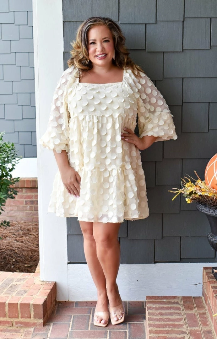 Flying Tomato - AD2441-PP - 102521 DRESSES Treat Her Right Dress - Cream 2 Flying Tomato - AD2441-PP - 102521 DRESSES Treat Her Right Dress - Cream