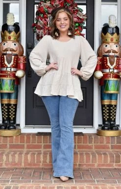 HeySon - EP1011PD - 1322 Noticed By All Flare Jeans - Light Wash 5 HeySon - EP1011PD - 1322 Noticed By All Flare Jeans - Light Wash