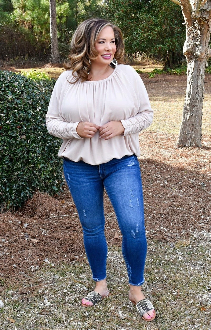 143 Story - ITB2092 - 2622 Maybe It's Love Top - Oatmeal 1 143 Story - ITB2092 - 2622 Maybe It's Love Top - Oatmeal