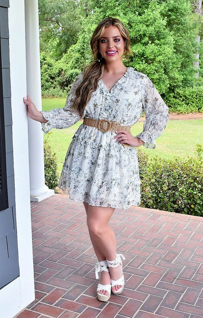 TCEC - CD02296 - 52622 Hopeful Romance Floral Dress - Ivory 2 TCEC - CD02296 - 52622 Hopeful Romance Floral Dress - Ivory