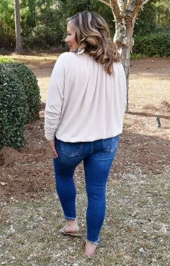 143 Story - ITB2092 - 2622 Maybe It's Love Top - Oatmeal