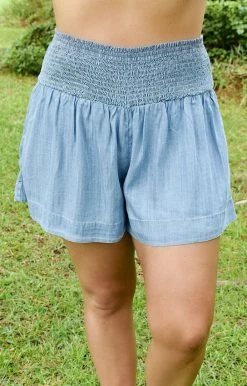 TCEC - CP9389 - 7621 Caught By Surprise Denim Shorts BOTTOMS