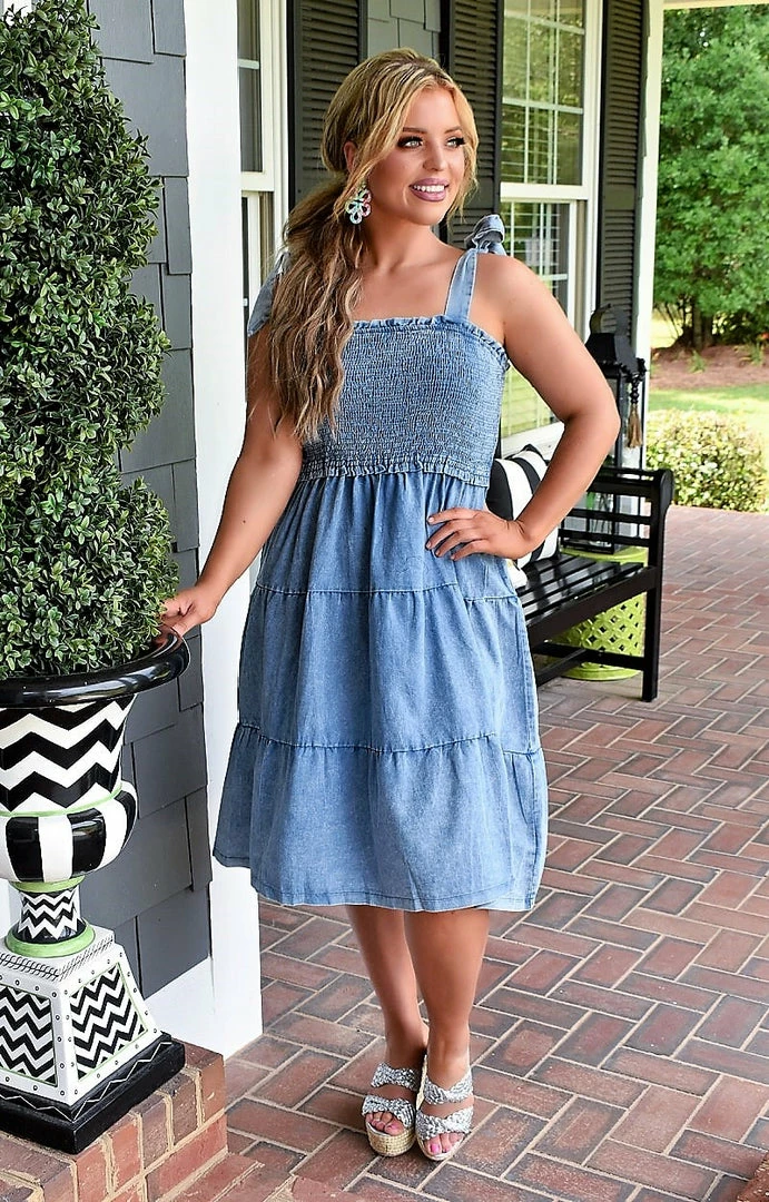 ODDI - ID14868 - 7922 Out Of Answers Denim Dress 2 ODDI - ID14868 - 7922 Out Of Answers Denim Dress