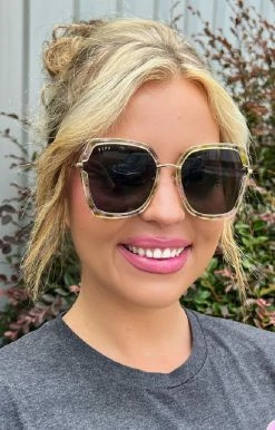 DIFF - DE01-0124-GDGRN - 61922 DIFF - Dakota Gold Gray Sunglasses Accessories