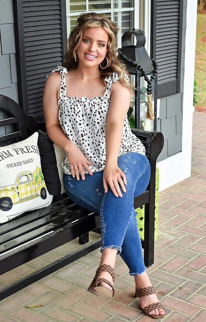 Staccato - 18506-PP - 31022 TOPS So Incredible Print Top - Ivory 2 Staccato - 18506-PP - 31022 TOPS So Incredible Print Top - Ivory