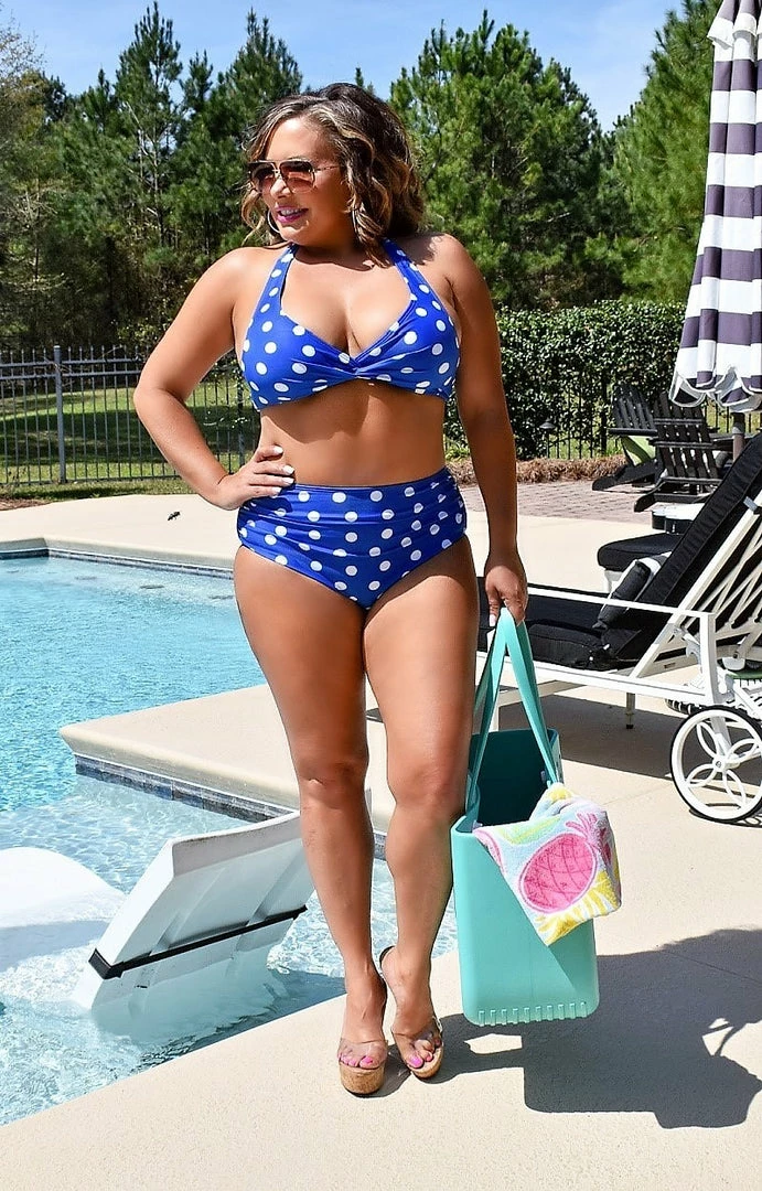 Queen - BA002412 - 33022 SWIMWEAR Beach Bum Two Piece Swimsuit - Blue 2 Queen - BA002412 - 33022 SWIMWEAR Beach Bum Two Piece Swimsuit - Blue