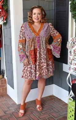 Davi & Dani - DD10341 - 1122 DRESSES Next To You Print Dress