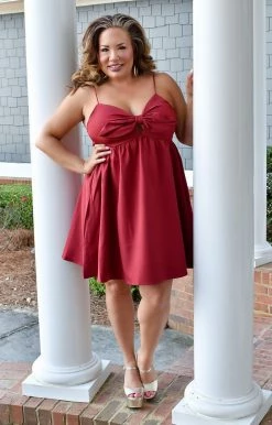 TCEC - CD02066 - 12722 That Special Someone Dress - Wine