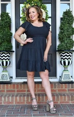 Andree - PD10002-PP - 21922 DRESSES Having A Moment Dress - Black 7 Andree - PD10002-PP - 21922 DRESSES Having A Moment Dress - Black