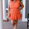 Adrienne - 2486S - 2322 DRESSES Making Magic Dress - Orange