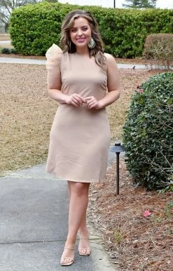 TCEC - CD01813 - 21022 Beside You Dress - Beige