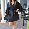 Andree - D10053-PP - 22022 Sweet Nothings Dress - Black DRESSES