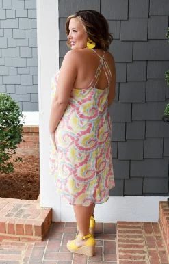 Davi & Dani - DD10182PER - 2922 DRESSES Dream On Tie Dye Dress