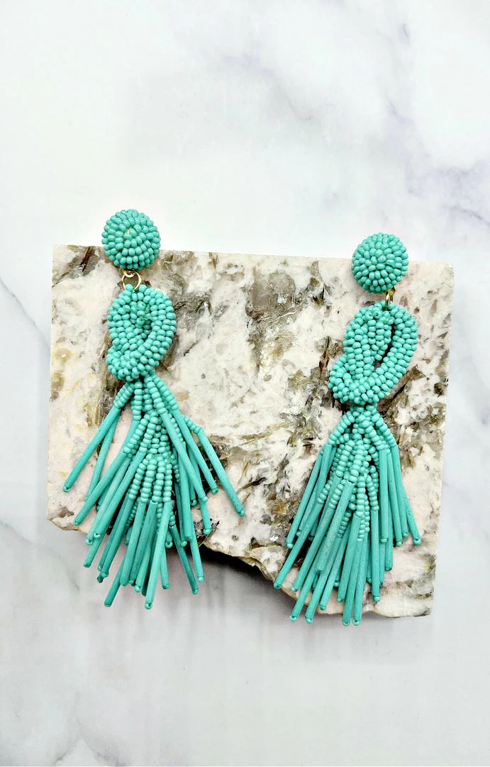 Beads Corner - E-61-SB - 71822 Certain Of You Earrings - Mint Accessories 1 Beads Corner - E-61-SB - 71822 Certain Of You Earrings - Mint Accessories