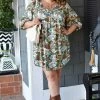 Andree - P94813 - 12122 Everybody You Know Floral Dress - Olive DRESSES