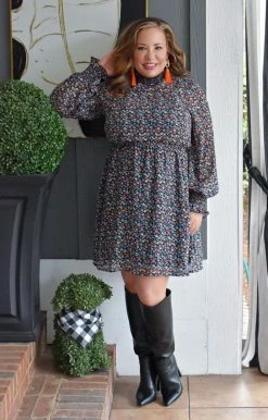 143 Story - 12322 Dancing In The Rain Floral Dress - Multi DRESSES