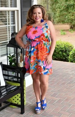 Staccato - 71307F-PP - 22322 Enchanting Nature Floral Dress - Multi DRESSES