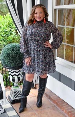 143 Story - 12322 Dancing In The Rain Floral Dress - Multi DRESSES