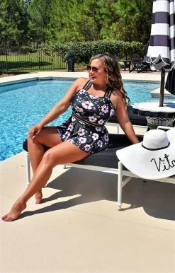 Queen - 122532 - 33022 SWIMWEAR Island Charmer Two Piece Skirted Swimsuit