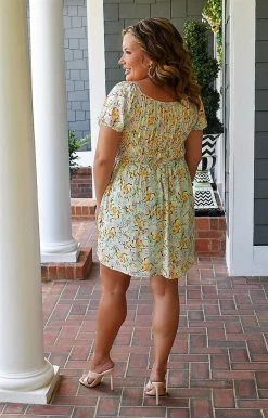 143 Story - DM7722A - 6922 Casual Dresses No Looking Back Floral Dress - Blue/Multi 6 143 Story - DM7722A - 6922 Casual Dresses No Looking Back Floral Dress - Blue/Multi