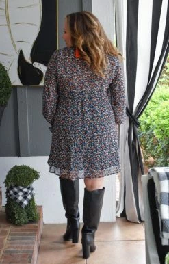 143 Story - 12322 Dancing In The Rain Floral Dress - Multi DRESSES