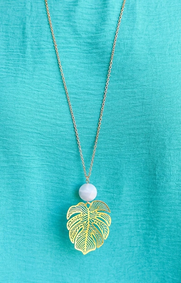 Viv & Lou - VLJ2140 - 51522 Leaf Me Be Necklace Accessories 2 Viv & Lou - VLJ2140 - 51522 Leaf Me Be Necklace Accessories