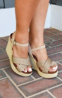 MIA - TESSANNE - 71521 MIA - Tessanne Wedges - Natural SHOES