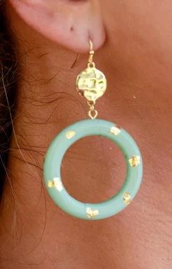 Avenue Zoe - GSE3079 - 61722 Flirting With Destiny Earrings - Sage