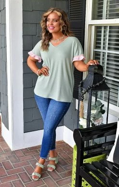 Heimish - BL-ST2189-10 - 32622 TOPS Don't Go Far Top - Mint