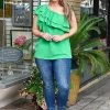 First Love - T11727 - 52422 You Have My Heart Top - Kelly Green