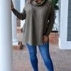 Staccato - 53128PP - 11322 Innocent Fun Sweater - Olive TOPS
