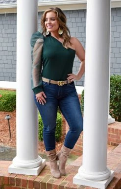 TCEC - CT7418 - 12422 Make A Statement Bodysuit - Hunter Green