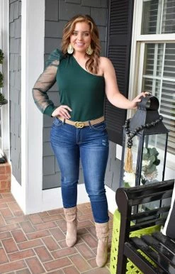 TCEC - CT7418 - 12422 Make A Statement Bodysuit - Hunter Green