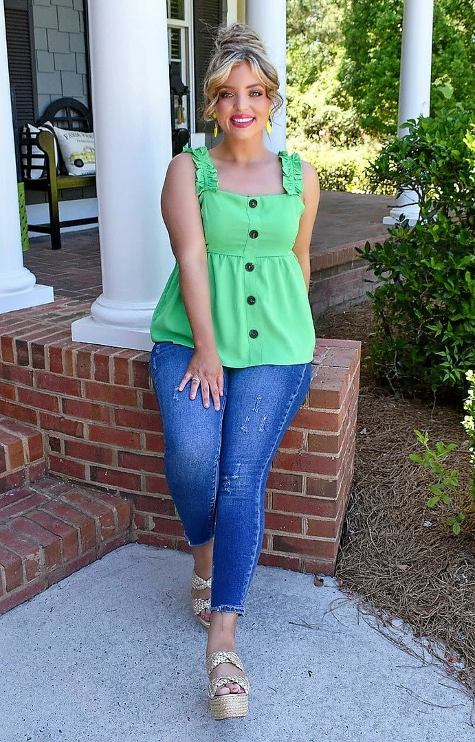 Staccato - 18528A-PP - 51722 Dreaming Of Us Top - Green TOPS 2 Staccato - 18528A-PP - 51722 Dreaming Of Us Top - Green TOPS