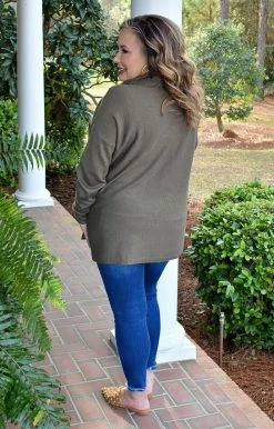 Staccato - 53128PP - 11322 Innocent Fun Sweater - Olive TOPS
