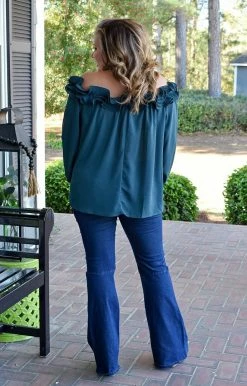 ODDI - IT14508 - 11922 TOPS Feeling Sassy Top - Hunter Green