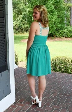 First Love - ID175 - 72522 Destined For Romance Embroidered Dress - Kelly Green 6 First Love - ID175 - 72522 Destined For Romance Embroidered Dress - Kelly Green