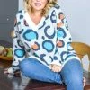 Andree - P17436-PP - 102020 Sweaters Do What I Want Leopard Print Sweater
