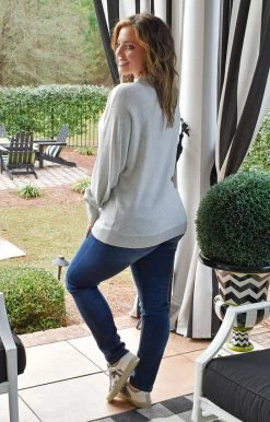 Staccato - 53238PP - 11222 TOPS Pursue Your Passion Sweater - Heather Gray