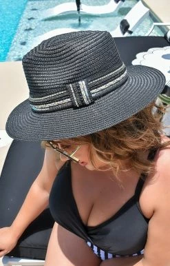 KW Fashion - BHP210068BLK - 6422 Looking At You Hat - Black