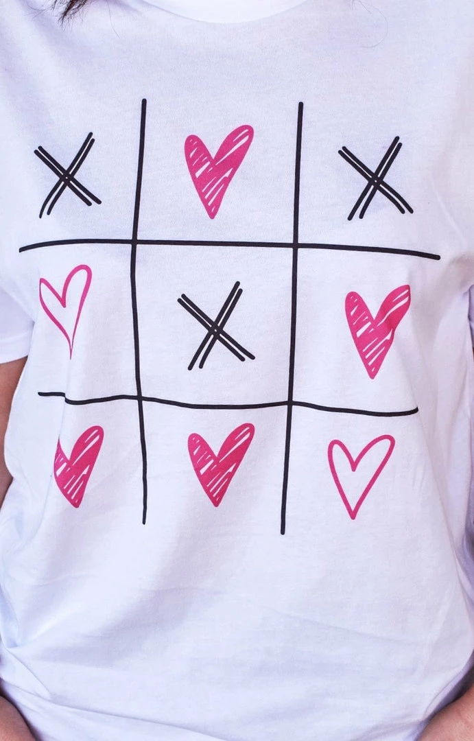 Glittering South - VDAY TIC TAC TOE - 1622 Love Wins Graphic Tee 4 Glittering South - VDAY TIC TAC TOE - 1622 Love Wins Graphic Tee