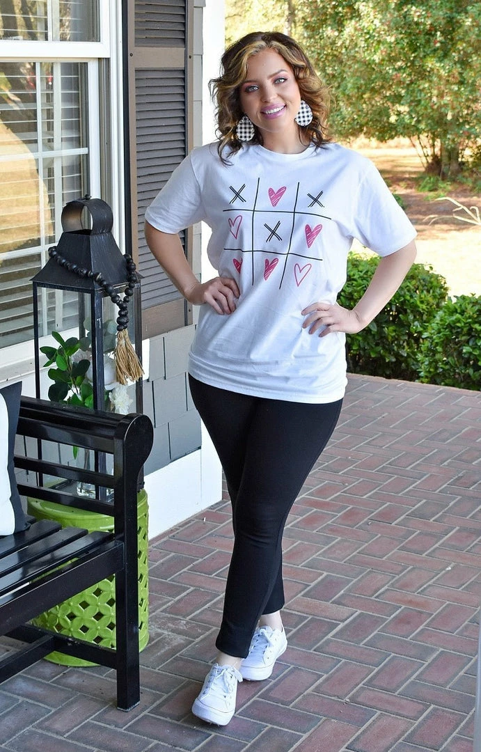 Glittering South - VDAY TIC TAC TOE - 1622 Love Wins Graphic Tee 2 Glittering South - VDAY TIC TAC TOE - 1622 Love Wins Graphic Tee