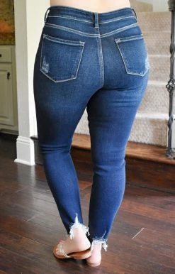 Kancan Jeans - KC7118D - 71321 BOTTOMS Fresh Perspective Distressed Skinny Jeans