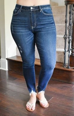 Kancan Jeans - KC7118D - 71321 BOTTOMS Fresh Perspective Distressed Skinny Jeans