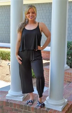 Heimish - SP1096-10 - 7222 Testing The Limits Jumpsuit - Black