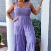 Heimish - BL-WP1025V - 32322 BOTTOMS Sweet Summer Jumpsuit - Lavender