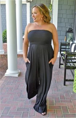 Heimish - SP1121-10 - 43022 So Sophisticated Jumpsuit - Black BOTTOMS 7 Heimish - SP1121-10 - 43022 So Sophisticated Jumpsuit - Black BOTTOMS