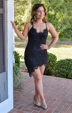 Main Strip - LD51672 - 112421 DRESSES Classy Affair Lace Dress - Black 7 Main Strip - LD51672 - 112421 DRESSES Classy Affair Lace Dress - Black